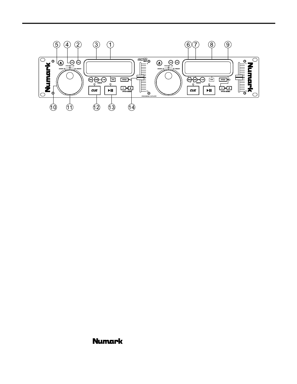 Description cdn-22s remote features | Numark Industries CDN-22MK III User Manual | Page 8 / 15