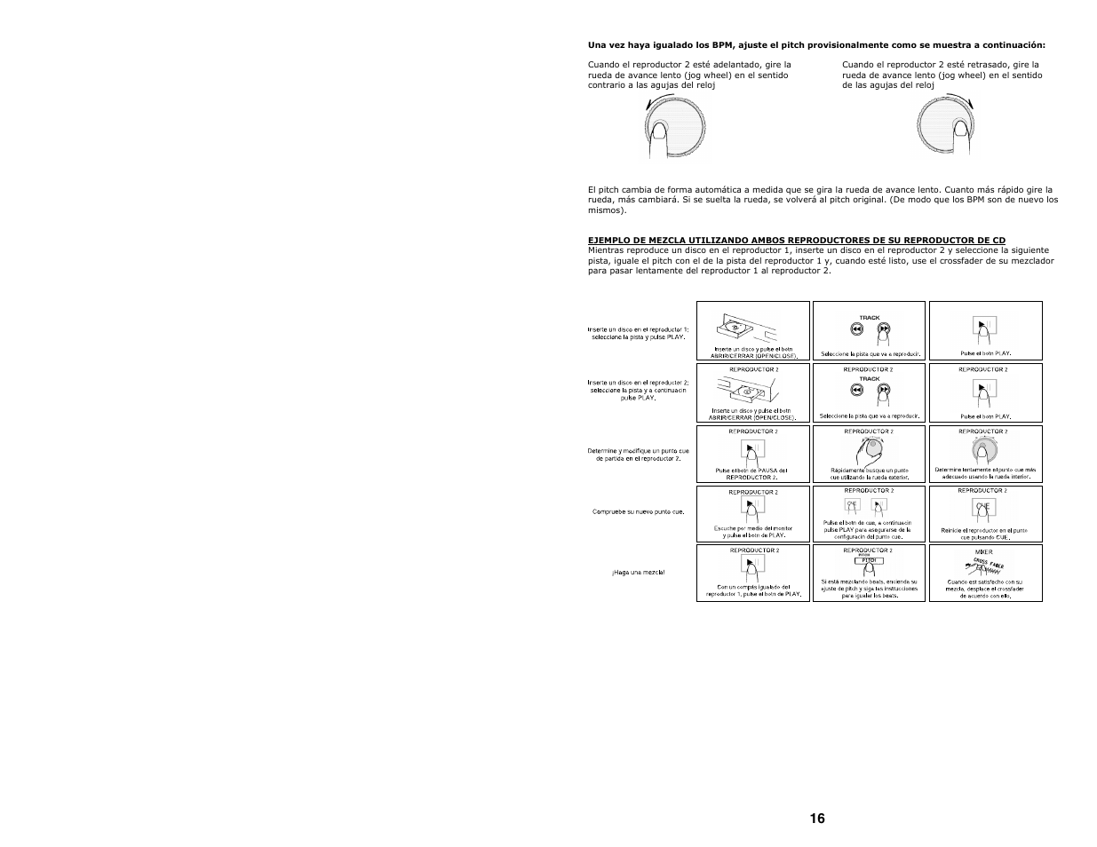 Numark Industries Professional Karaoke Mixing Station KMX02 User Manual | Page 16 / 38