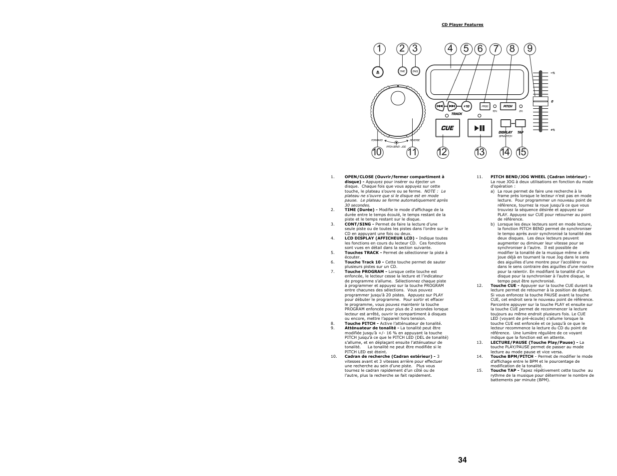 Numark Industries Professional Karaoke Mixing Station KMX02 User Manual | Page 34 / 38