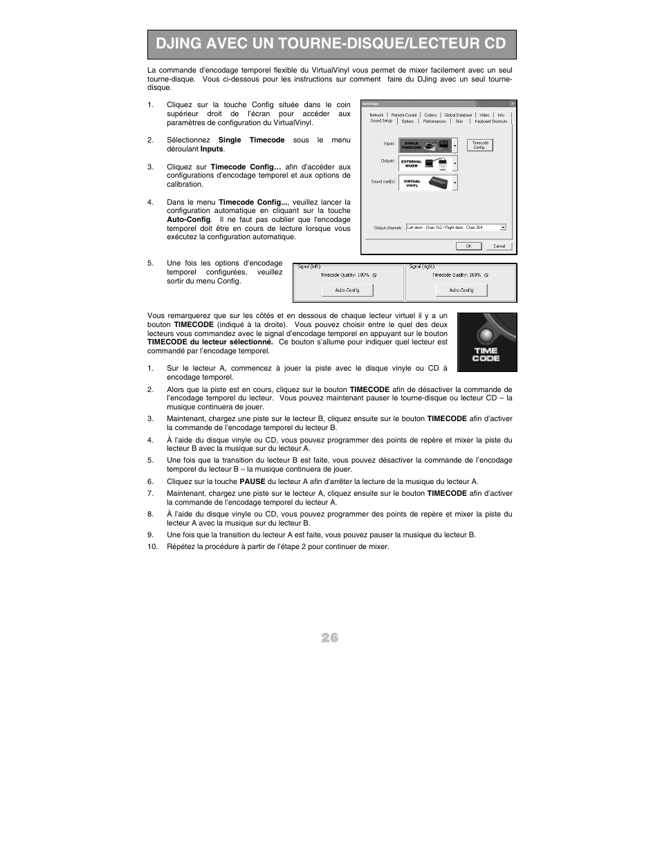 Djing avec un tourne-disque/lecteur cd | Numark Industries DJ Equipment User Manual | Page 28 / 52