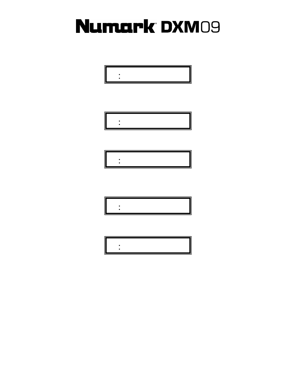 Numark Industries DXM09 User Manual | 28 pages