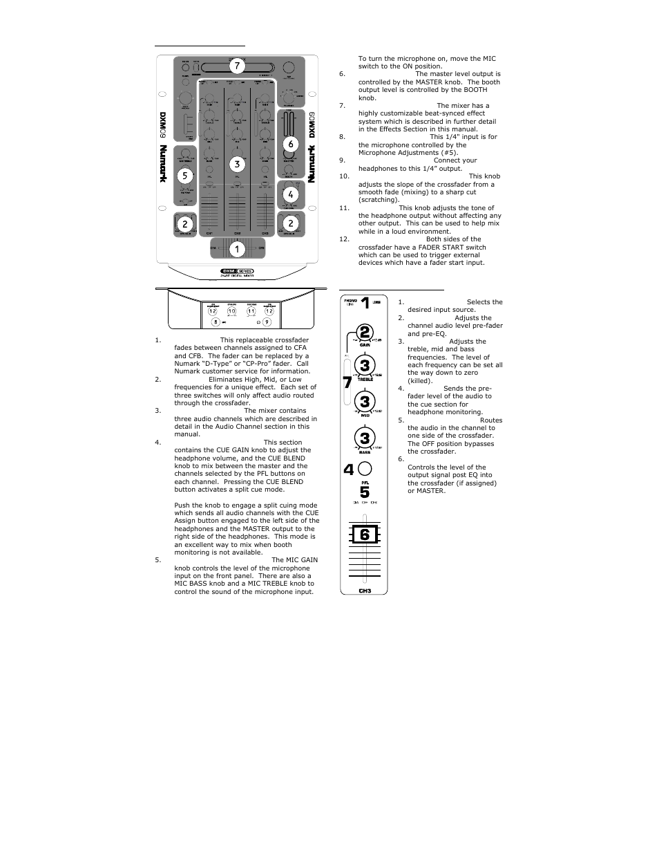 Numark Industries DXM09 User Manual | Page 4 / 28