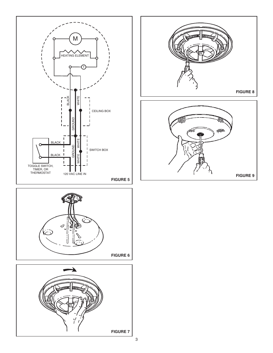 NuTone 9297T User Manual | Page 3 / 8