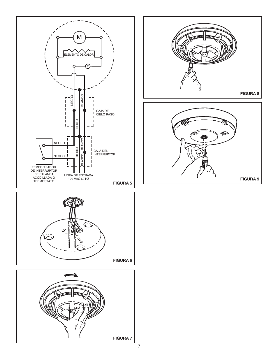 NuTone 9297T User Manual | Page 7 / 8