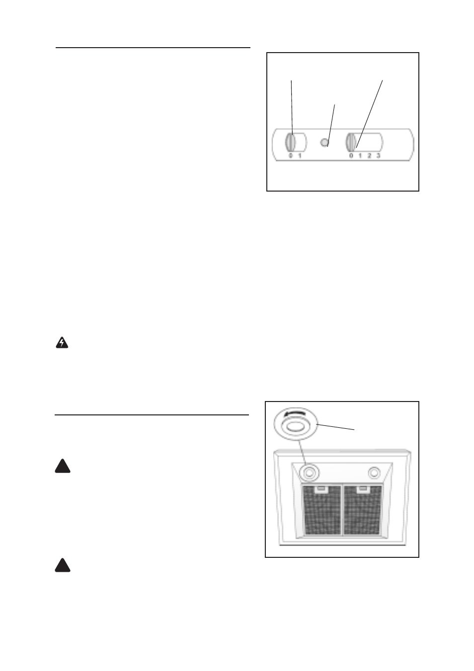 Utilisation, Ampoules halogènes | NuTone RM53000 User Manual | Page 18 / 44