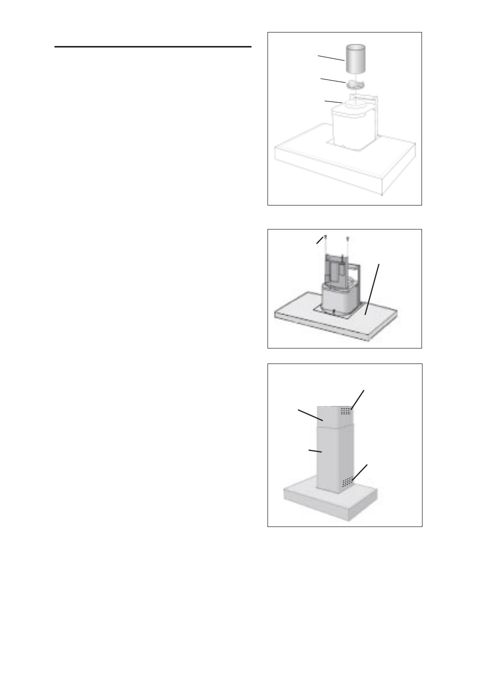 Préparation de la hotte | NuTone RM53000 User Manual | Page 24 / 44