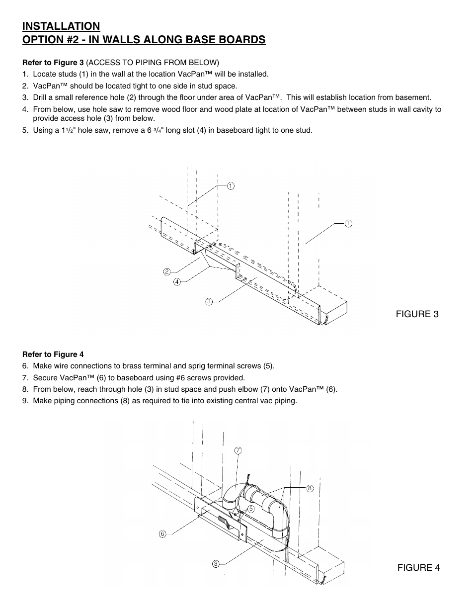 Figure 3 figure 4 | NuTone VAC PAN CI-365 User Manual | Page 3 / 4