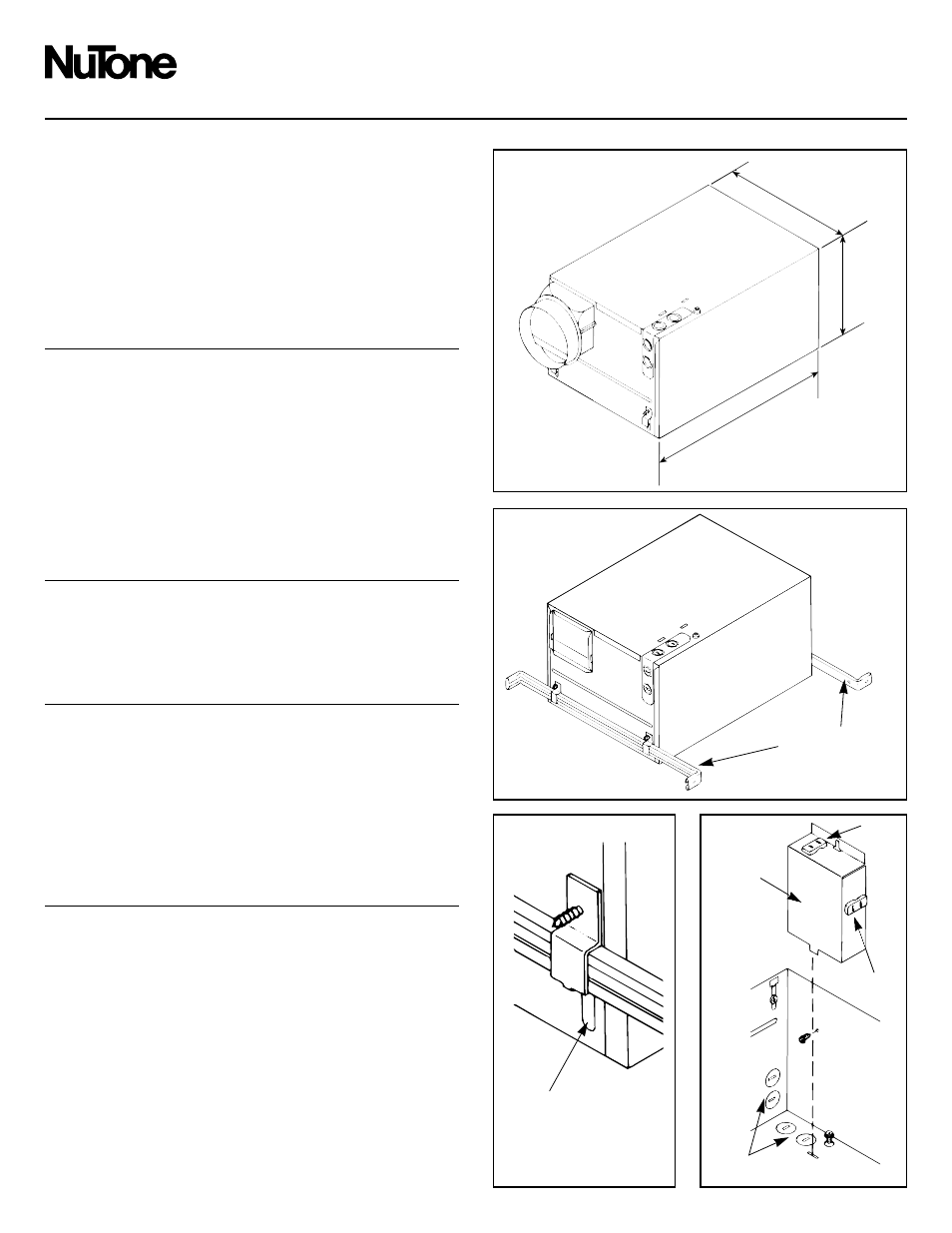 NuTone HEAT-A-VENT COMBINATION 9905 User Manual | 4 pages
