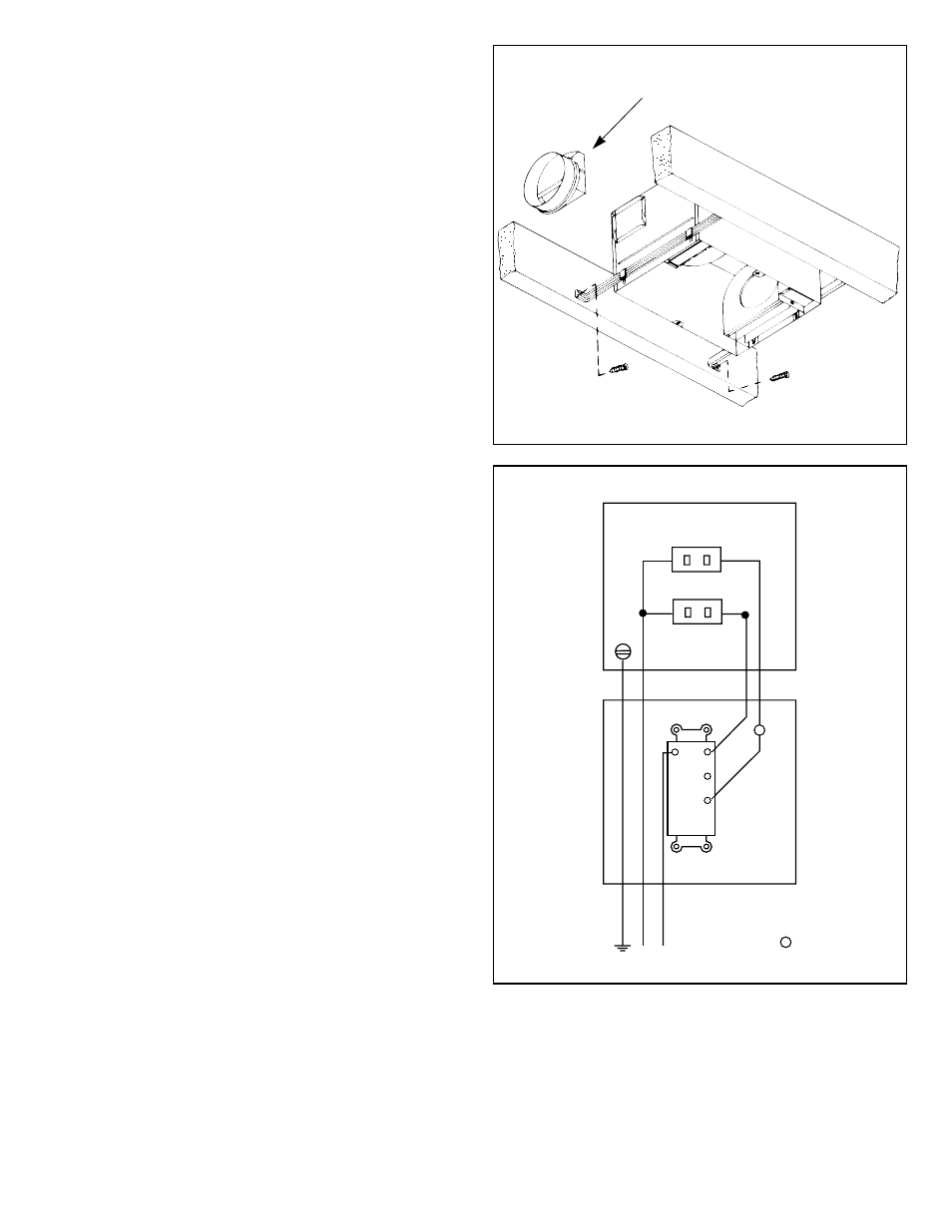 Mounting the housing, Installing the ductwork, Installing the switch | Installing and connecting the wiring, Mounting the grille assembly | NuTone HEAT-A-VENT COMBINATION 9905 User Manual | Page 2 / 4