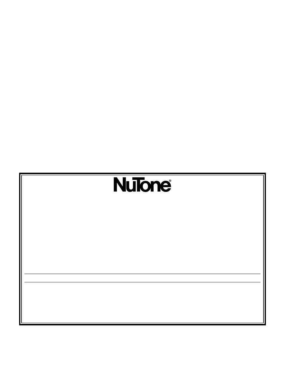 One year limited warranty | NuTone HEAT-A-VENT COMBINATION 9905 User Manual | Page 4 / 4