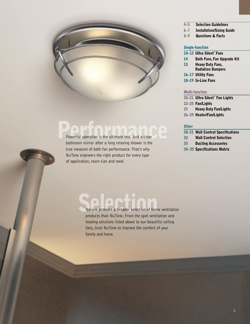 NuTone QTXEN User Manual | Page 3 / 36