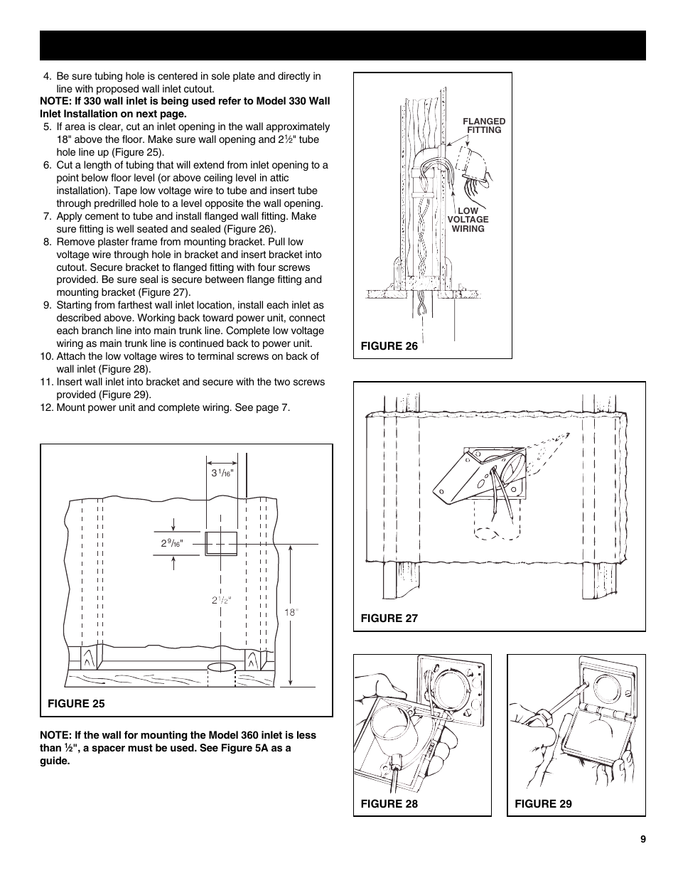 NuTone CV352 User Manual | Page 9 / 12