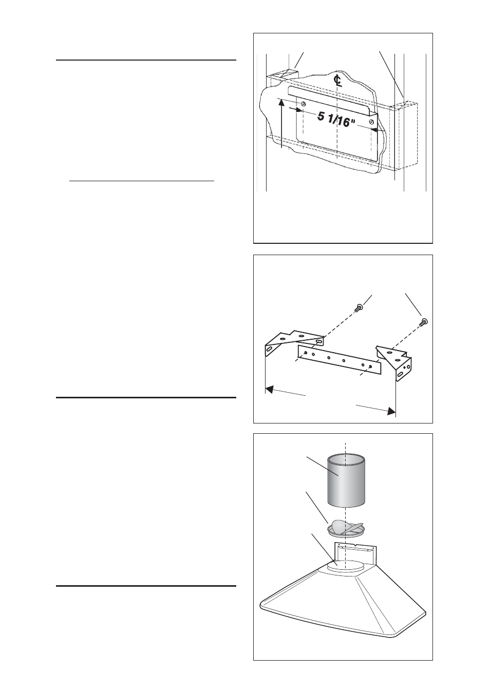 Installation du support de fixation du carneau, Prepare the hood, Installation des etriers d’assemblage | NuTone NP50000 User Manual | Page 16 / 36