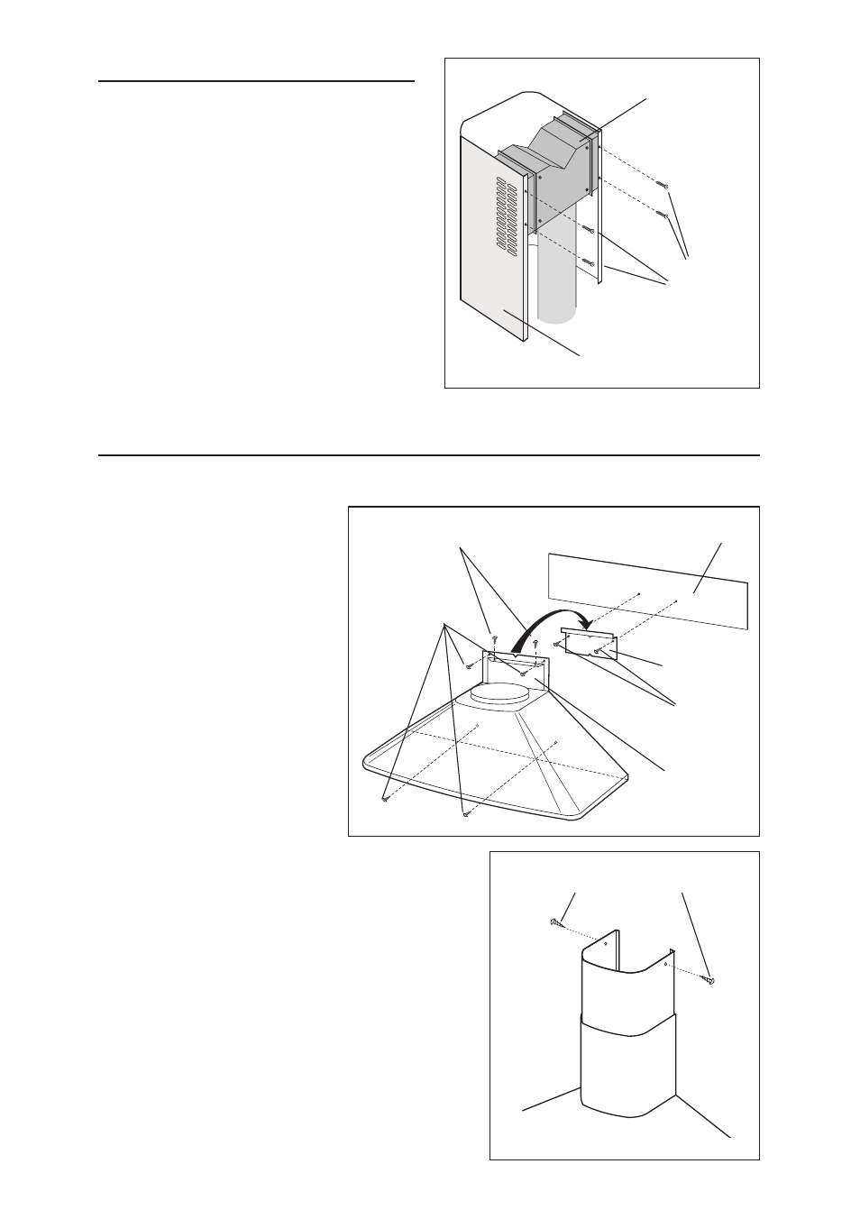 Préparation de la hotte, Installation de la hotte | NuTone NP50000 User Manual | Page 18 / 36