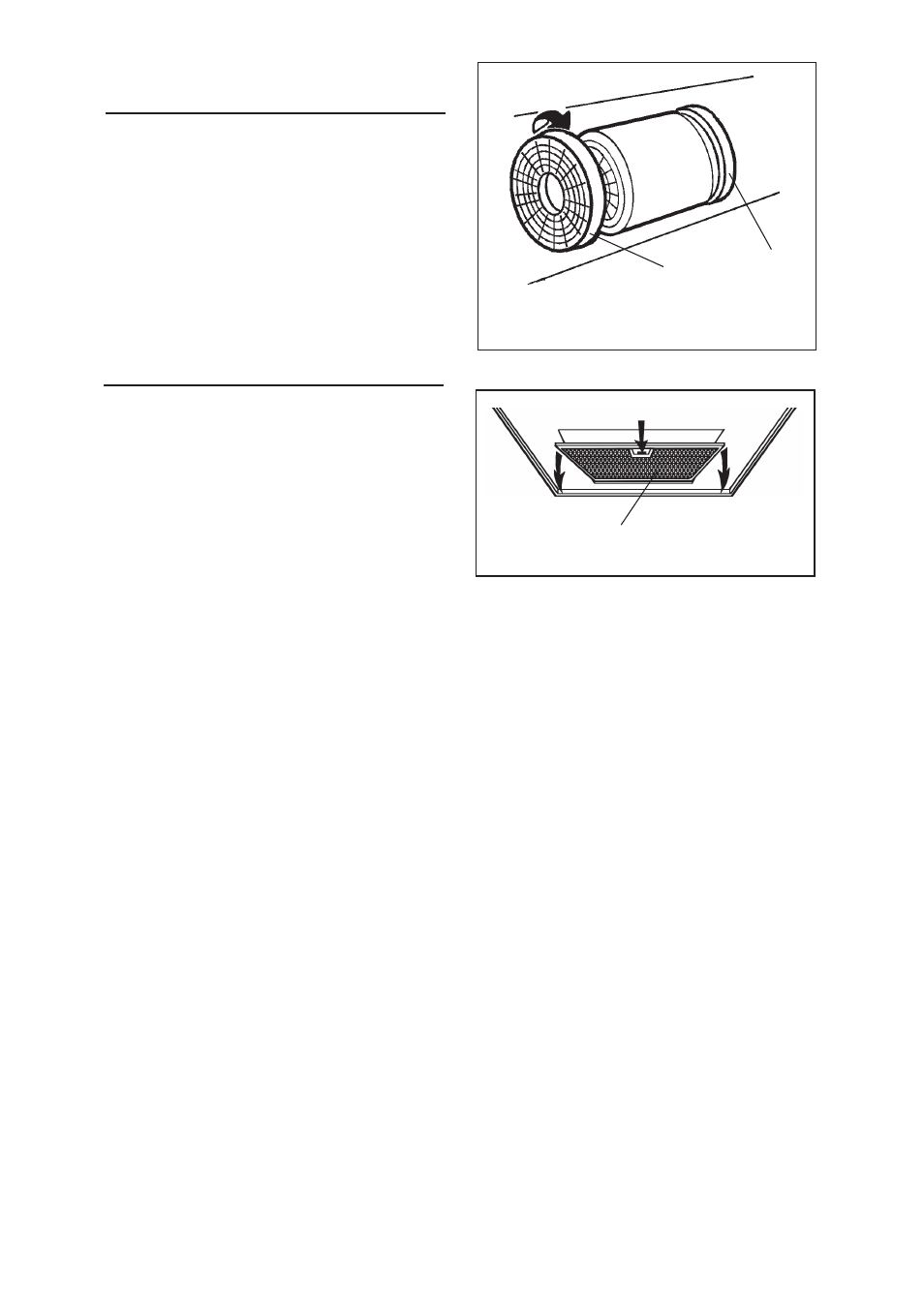 Non-ducted recirculation filters installation, Maintenance | NuTone NP50000 User Manual | Page 9 / 36