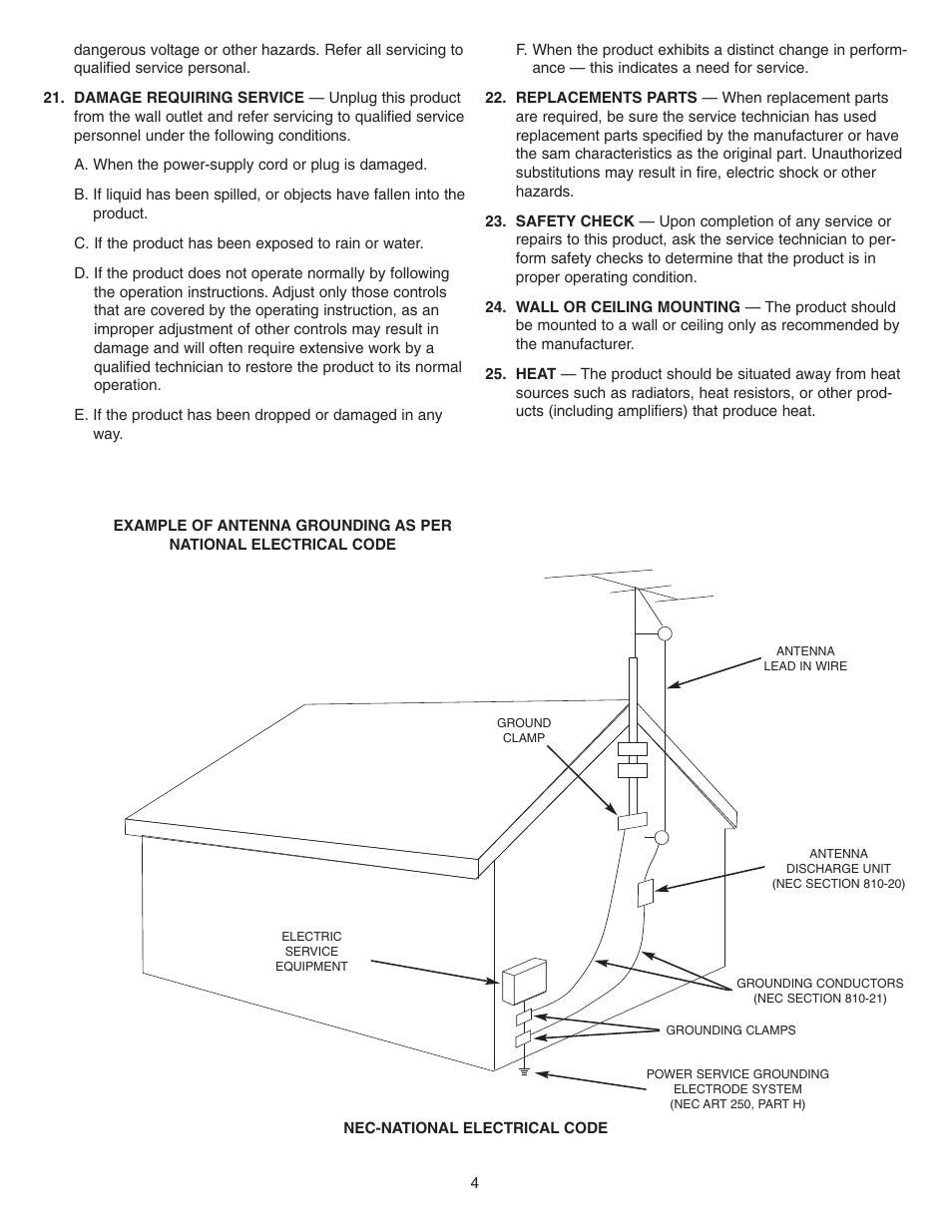 NuTone Video Door Answering System VSUC4RK User Manual | Page 4 / 20