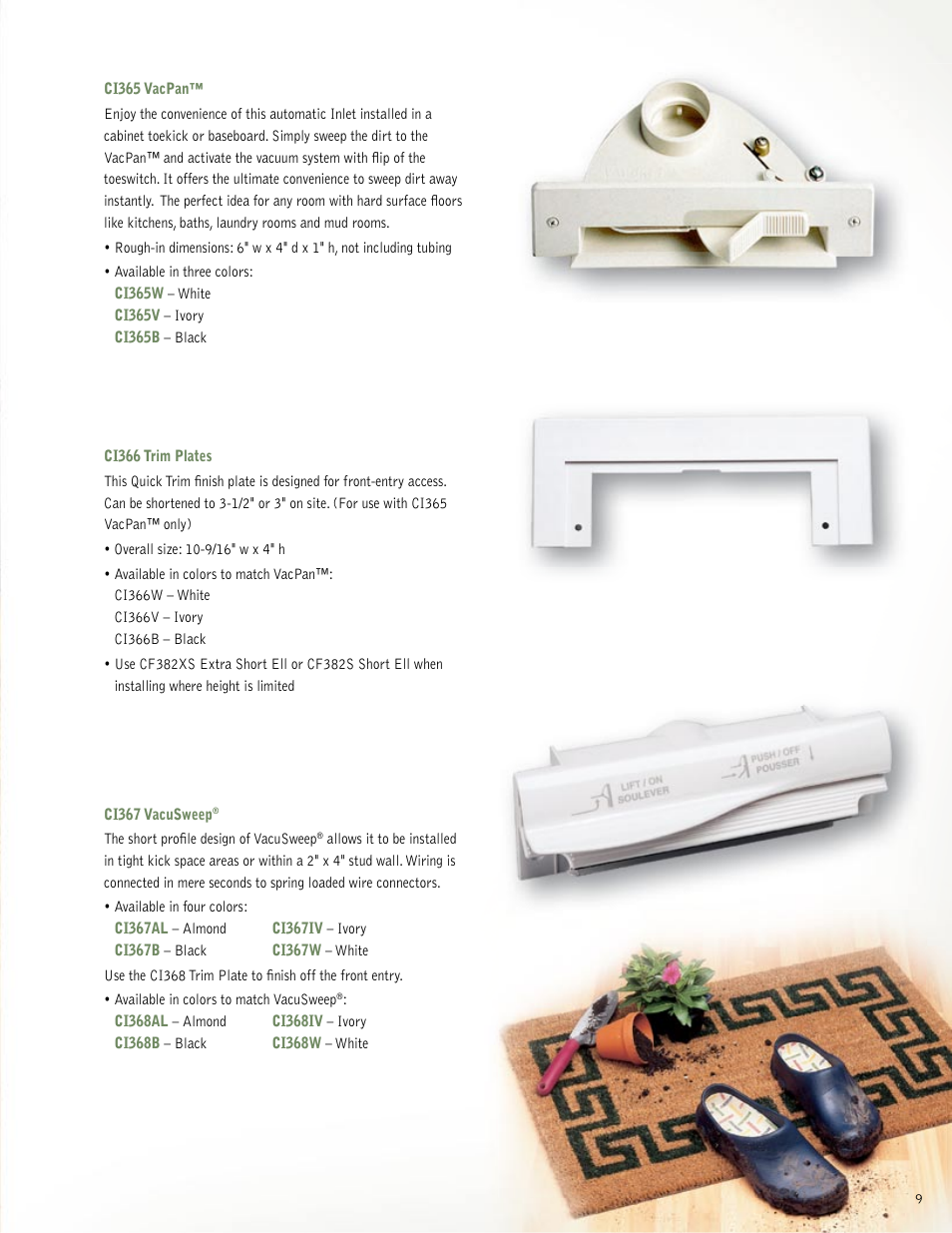 NuTone VX550 User Manual | Page 9 / 32