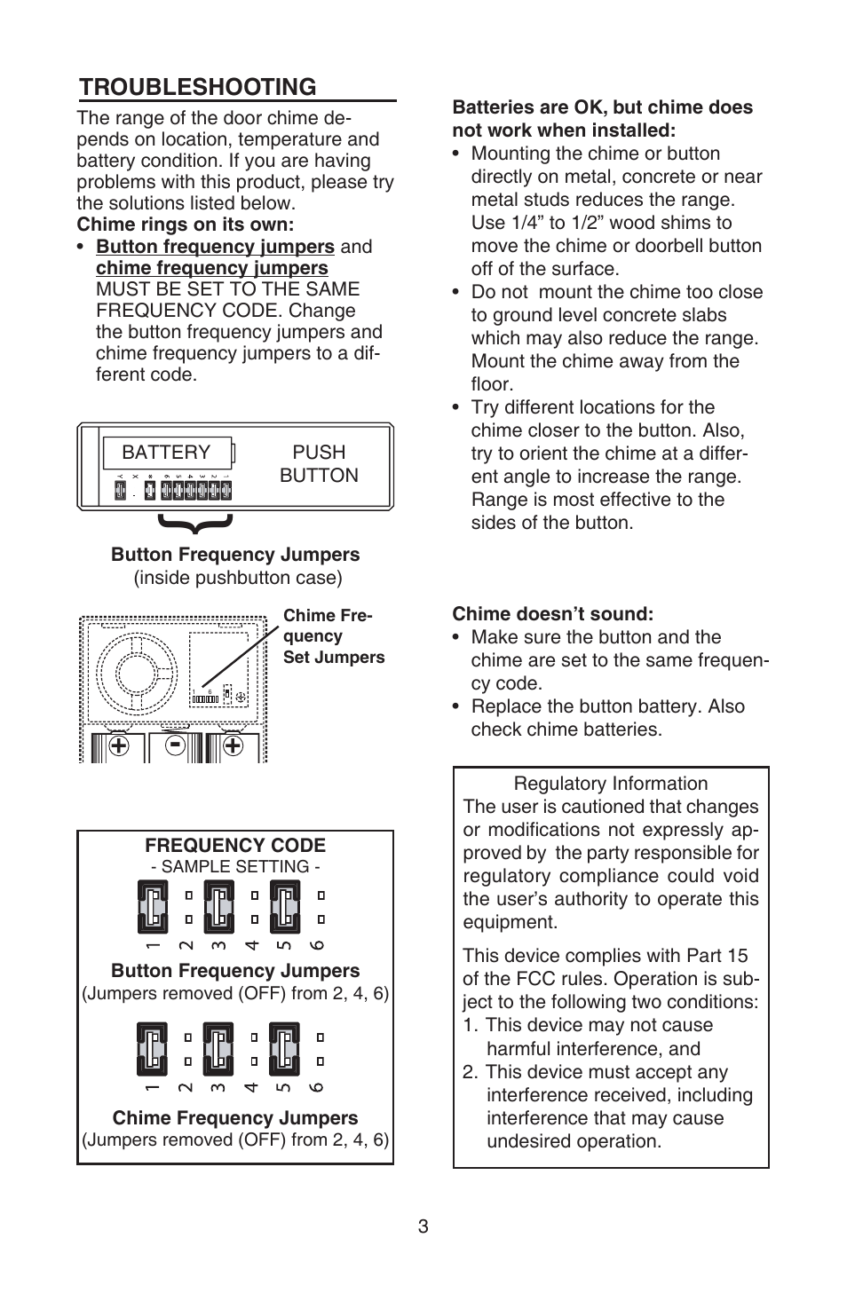 NuTone LA522WH User Manual | Page 3 / 12