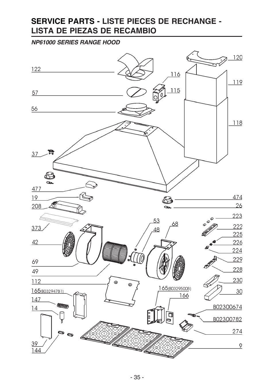 NuTone NP61000 User Manual | Page 35 / 36