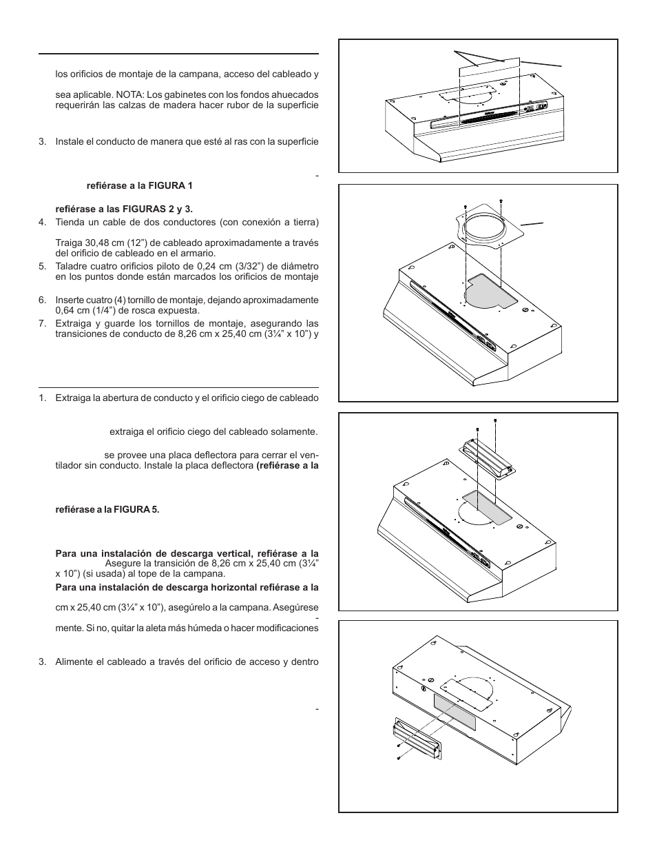 Preparacion, Instalación | NuTone NS6500 Series User Manual | Page 9 / 12
