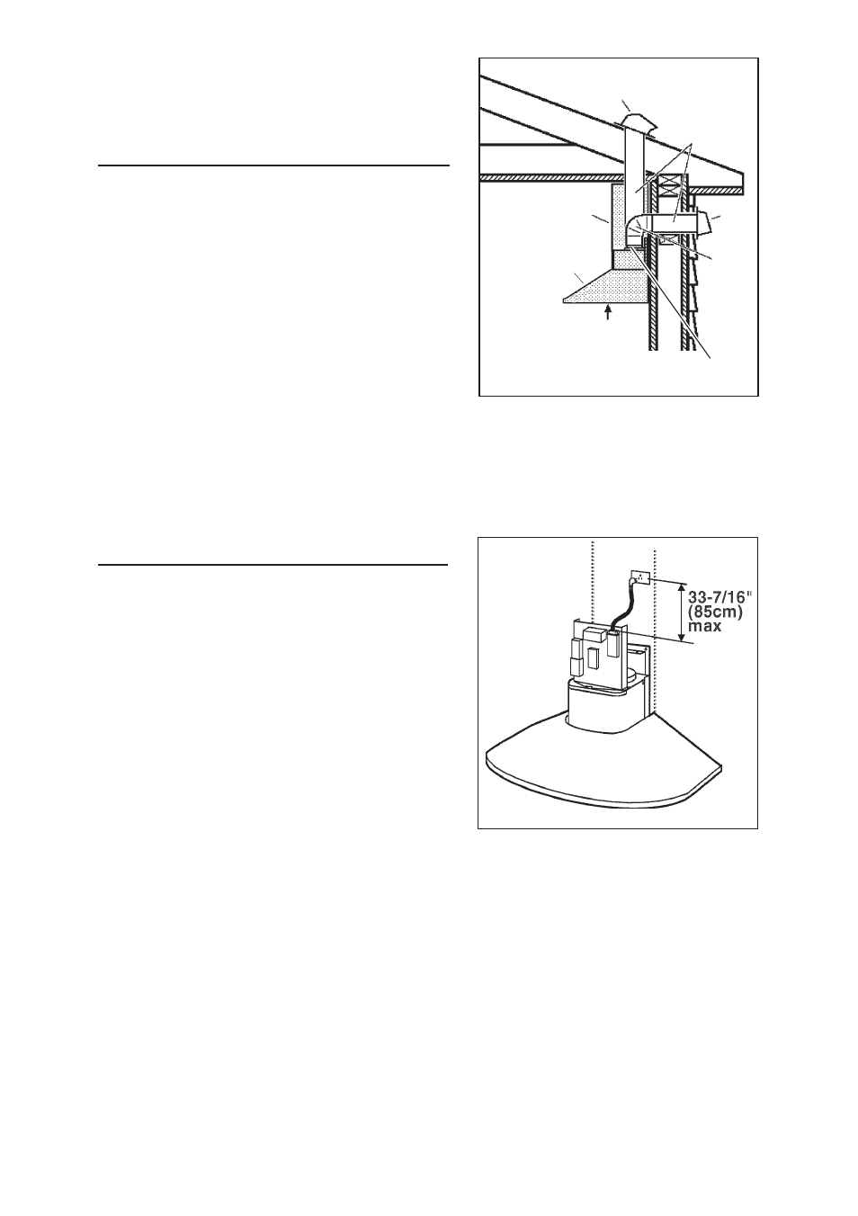 Installation du systeme d’evacuation, Installation electrique, Uniquement pour les hottes carénées) | NuTone NP51000 User Manual | Page 16 / 40