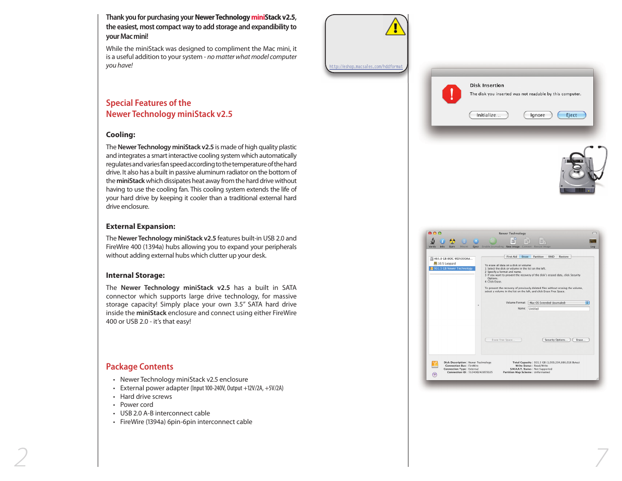 Newer Technology NWTMANMSV25ASSY User Manual | Page 2 / 20