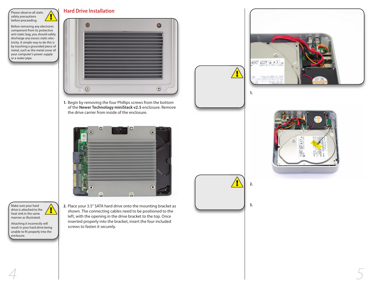 Newer Technology NWTMANMSV25ASSY User Manual | Page 4 / 20