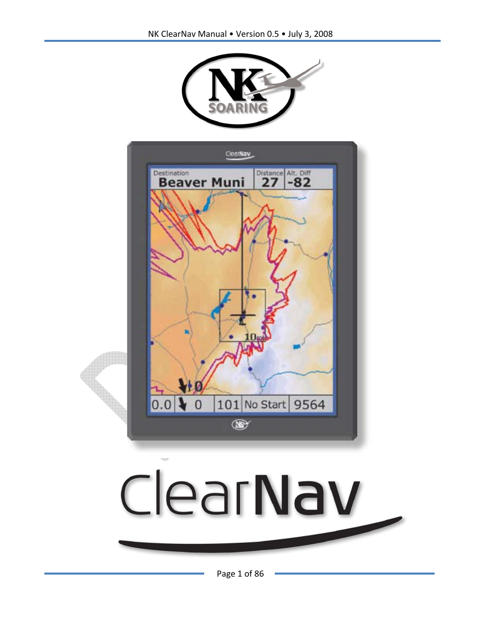 Nielsen-Kellerman ClearNav User Manual | 86 pages