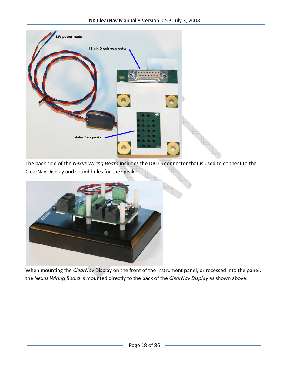 Nielsen-Kellerman ClearNav User Manual | Page 18 / 86