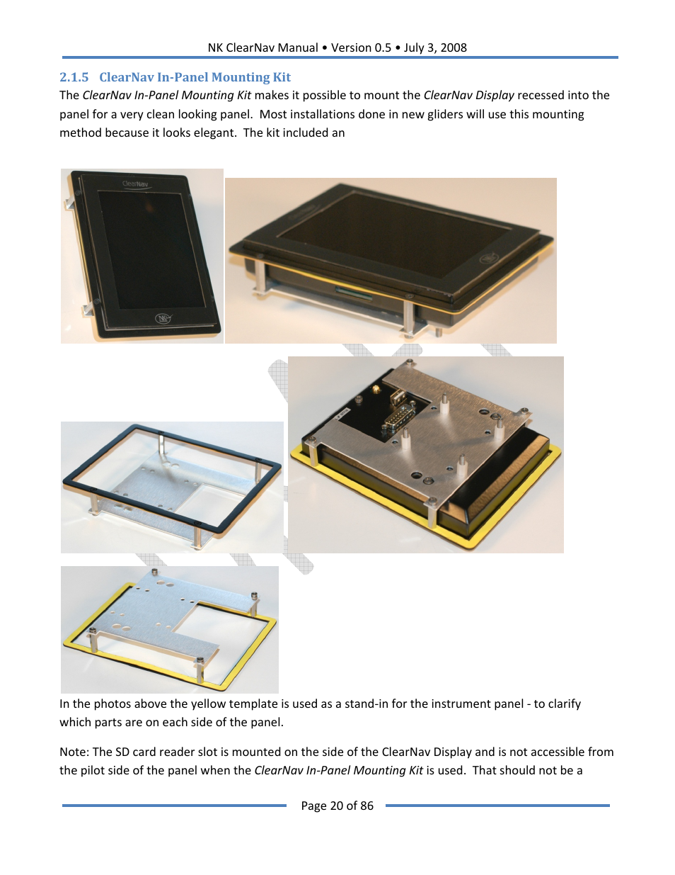 Nielsen-Kellerman ClearNav User Manual | Page 20 / 86