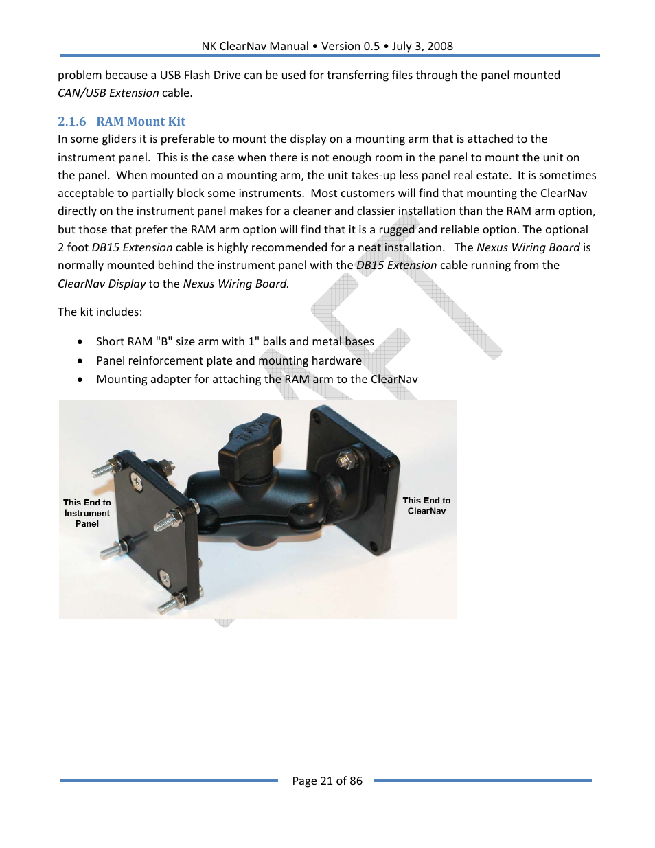 Nielsen-Kellerman ClearNav User Manual | Page 21 / 86