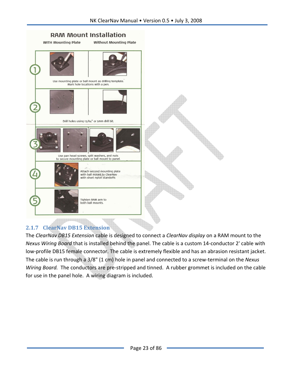 Nielsen-Kellerman ClearNav User Manual | Page 23 / 86