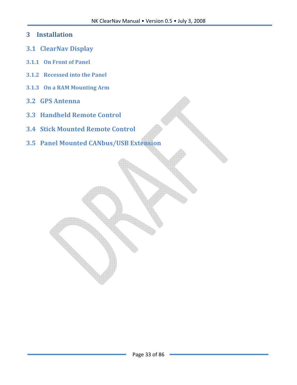 Nielsen-Kellerman ClearNav User Manual | Page 33 / 86