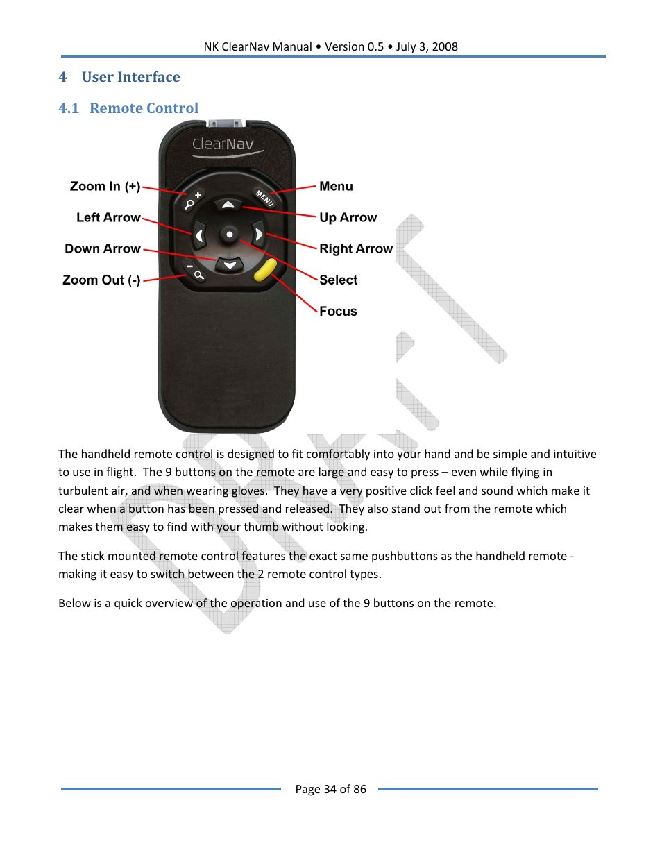 Nielsen-Kellerman ClearNav User Manual | Page 34 / 86