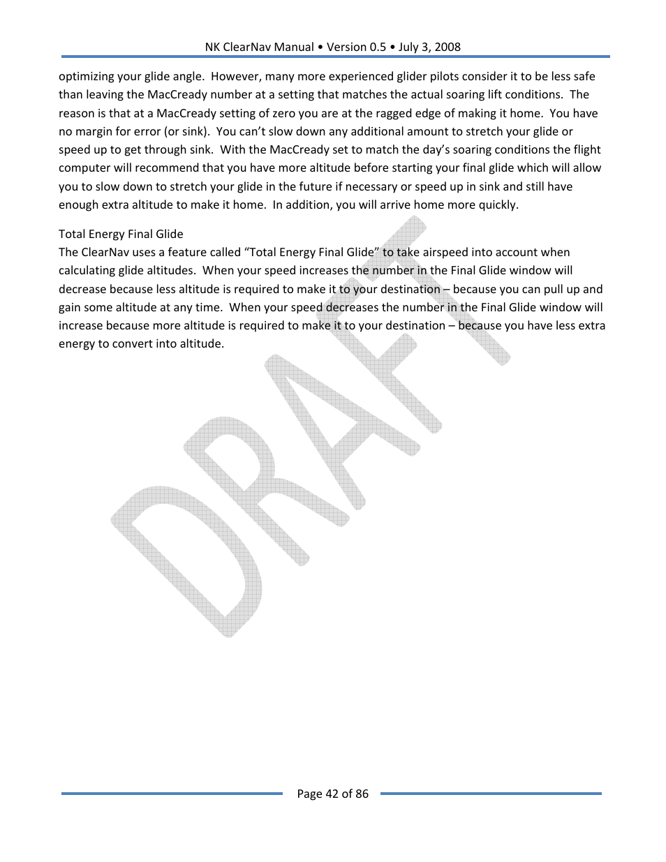 Nielsen-Kellerman ClearNav User Manual | Page 42 / 86