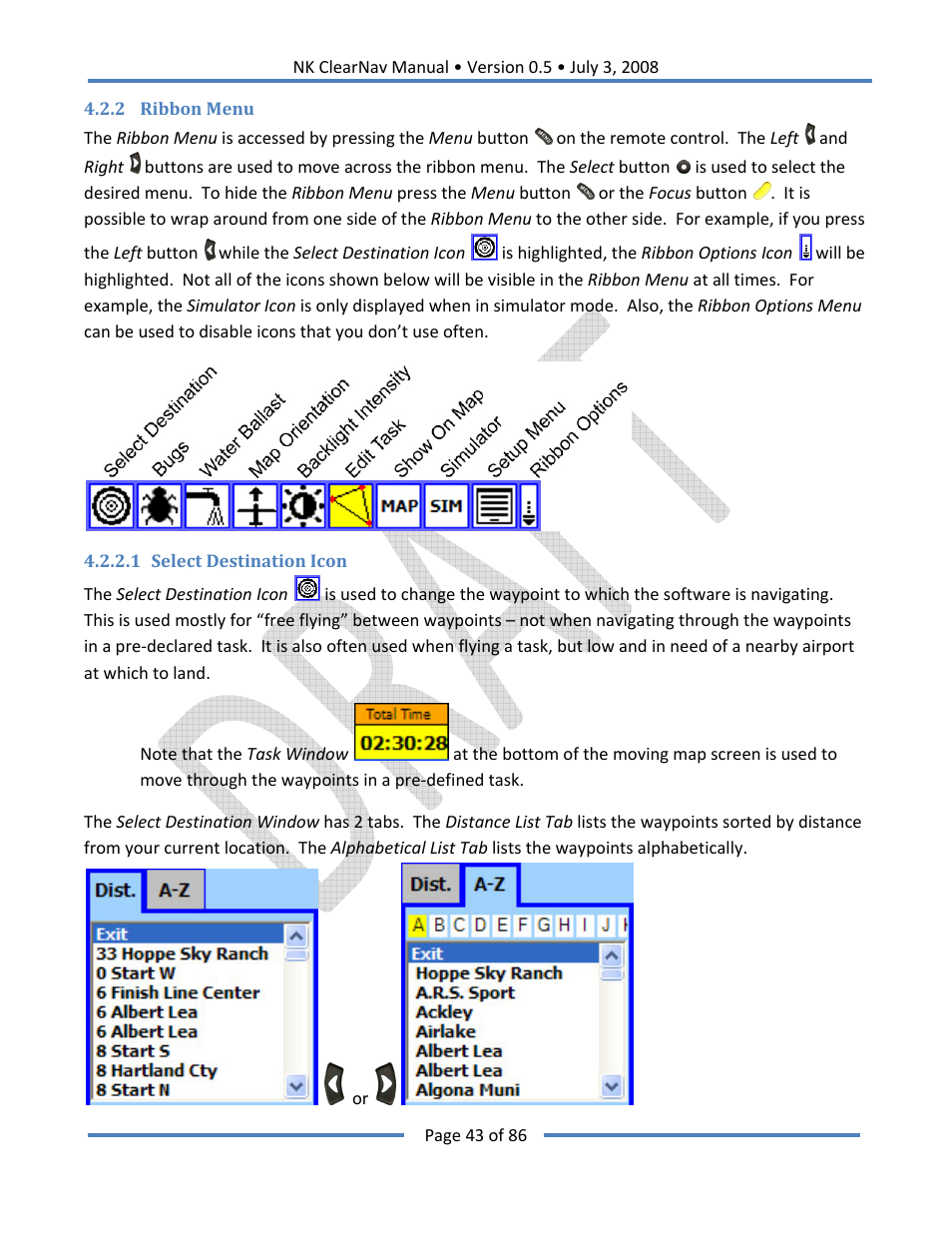 Nielsen-Kellerman ClearNav User Manual | Page 43 / 86