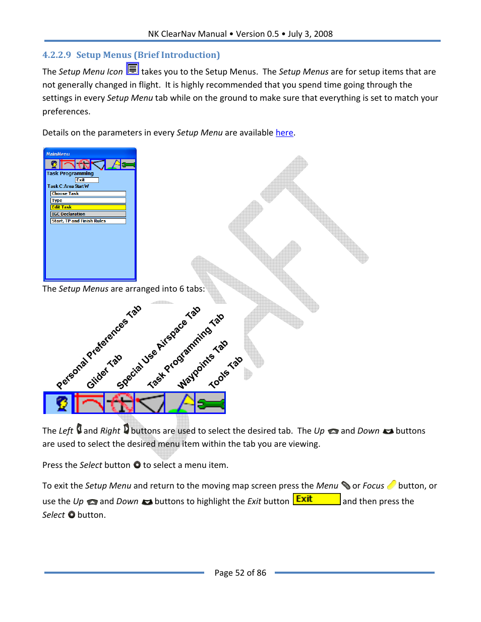 Nielsen-Kellerman ClearNav User Manual | Page 52 / 86