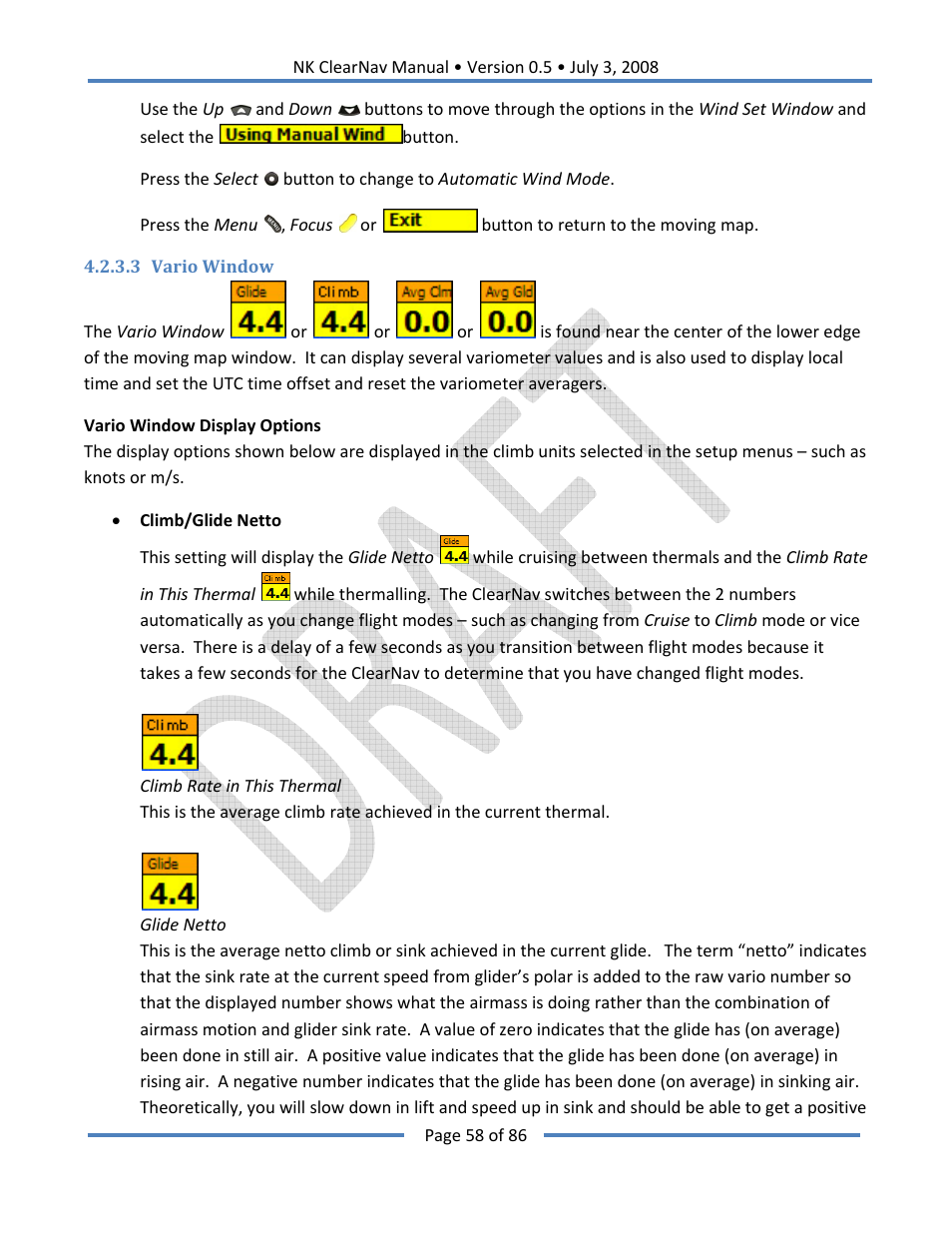 Nielsen-Kellerman ClearNav User Manual | Page 58 / 86