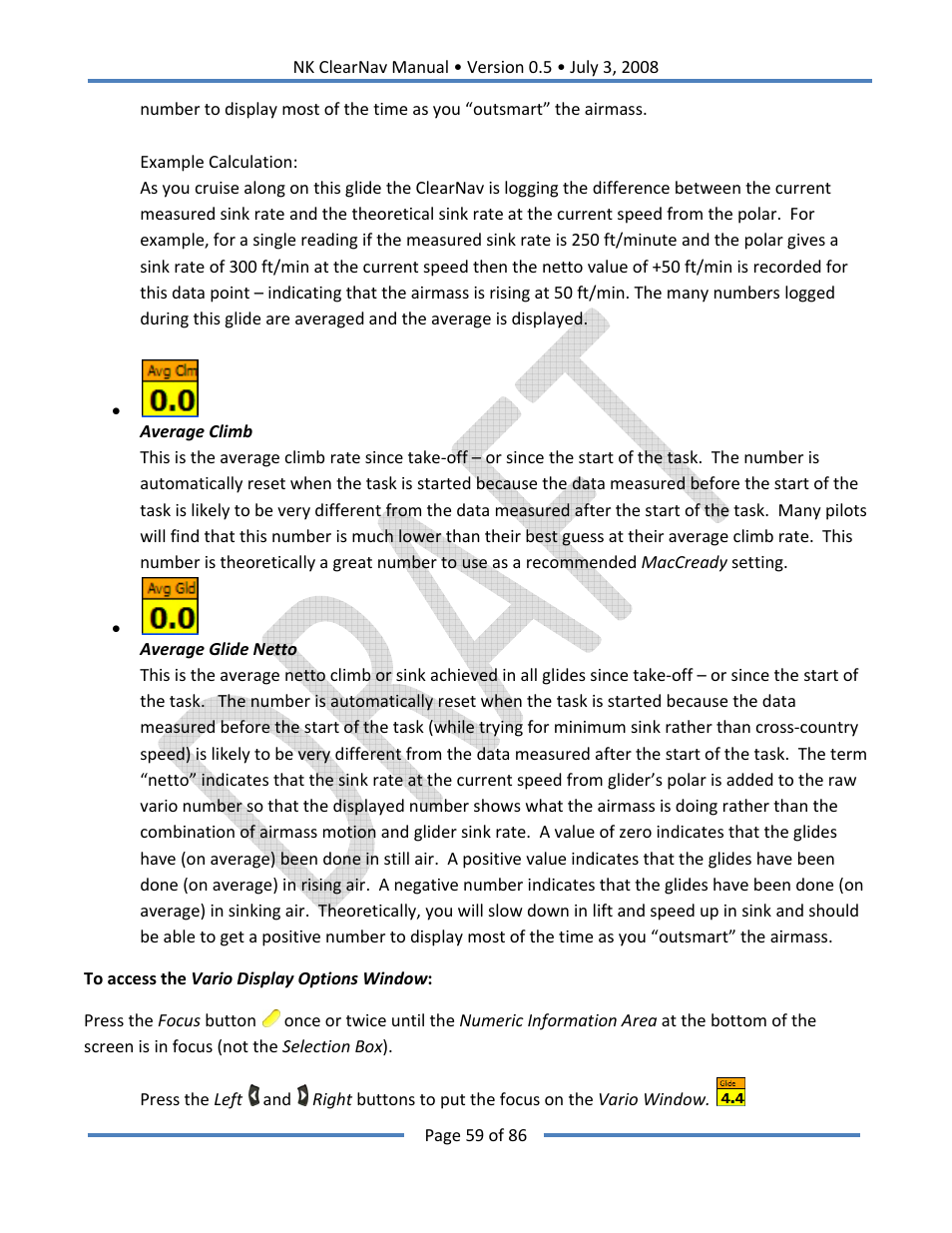 Nielsen-Kellerman ClearNav User Manual | Page 59 / 86