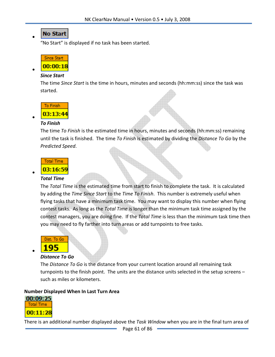 Nielsen-Kellerman ClearNav User Manual | Page 61 / 86