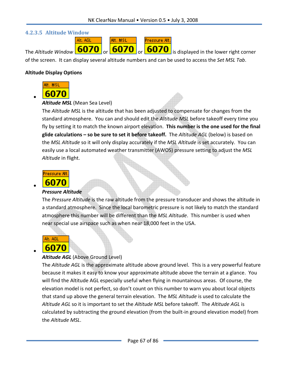 Nielsen-Kellerman ClearNav User Manual | Page 67 / 86