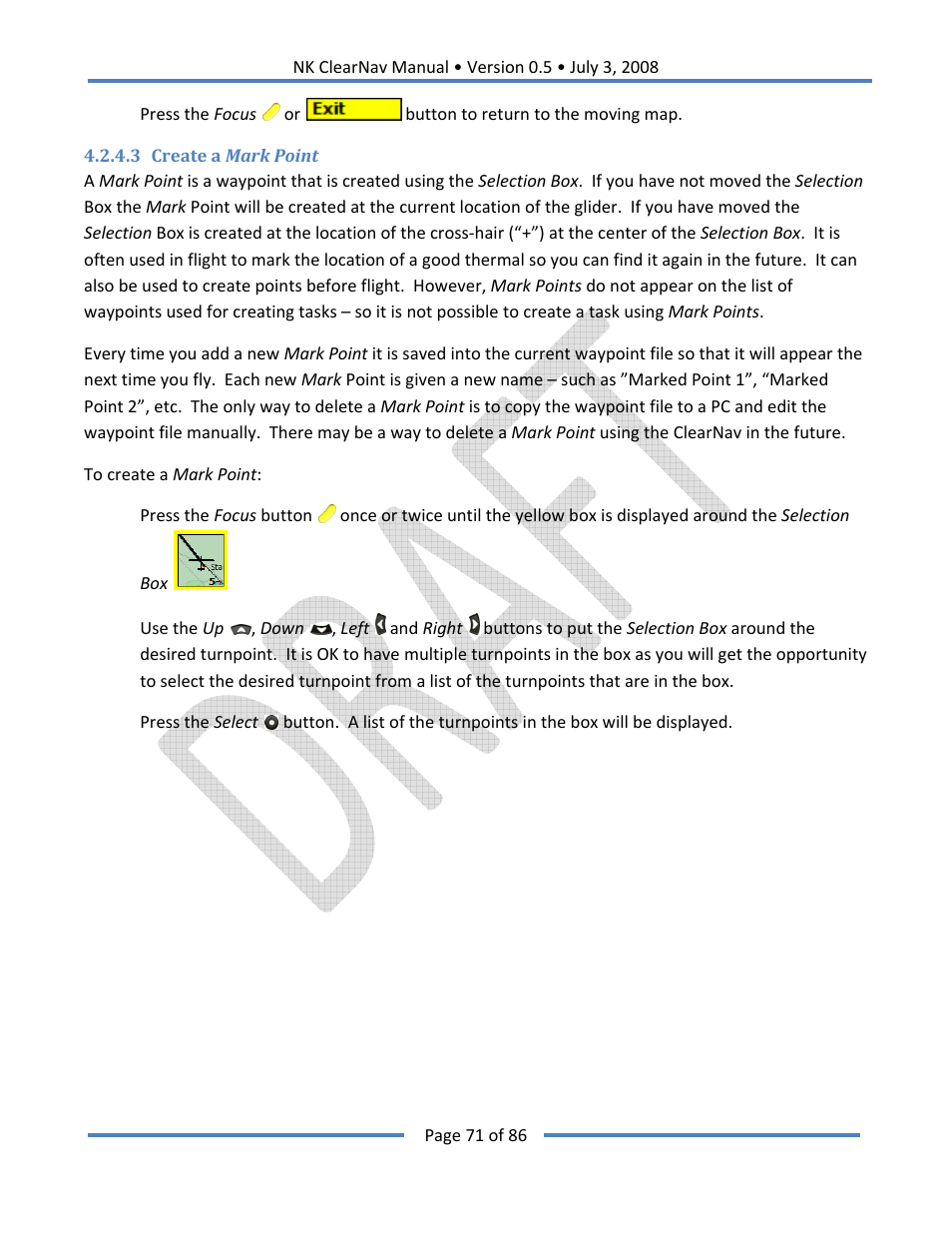 Nielsen-Kellerman ClearNav User Manual | Page 71 / 86