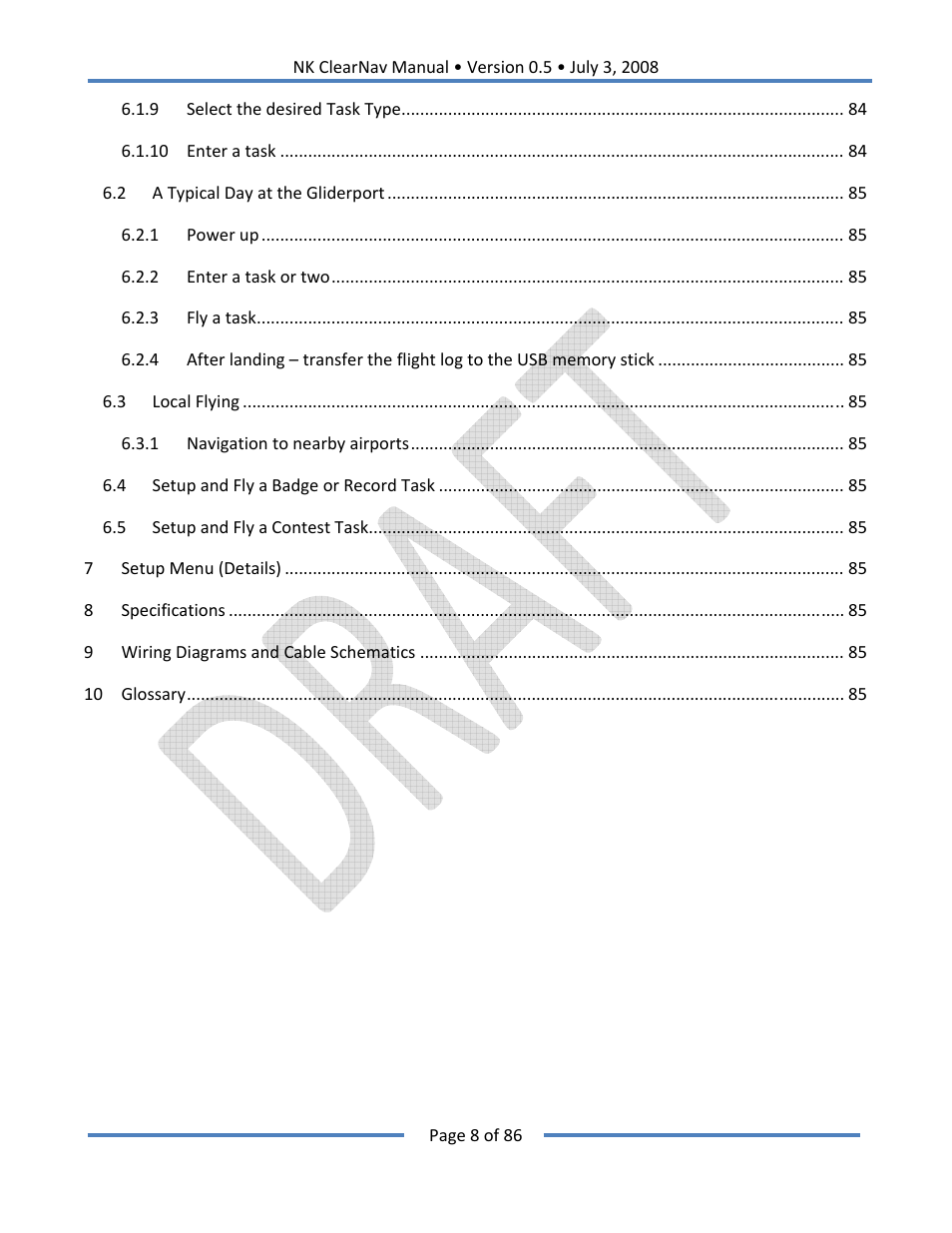 Nielsen-Kellerman ClearNav User Manual | Page 8 / 86