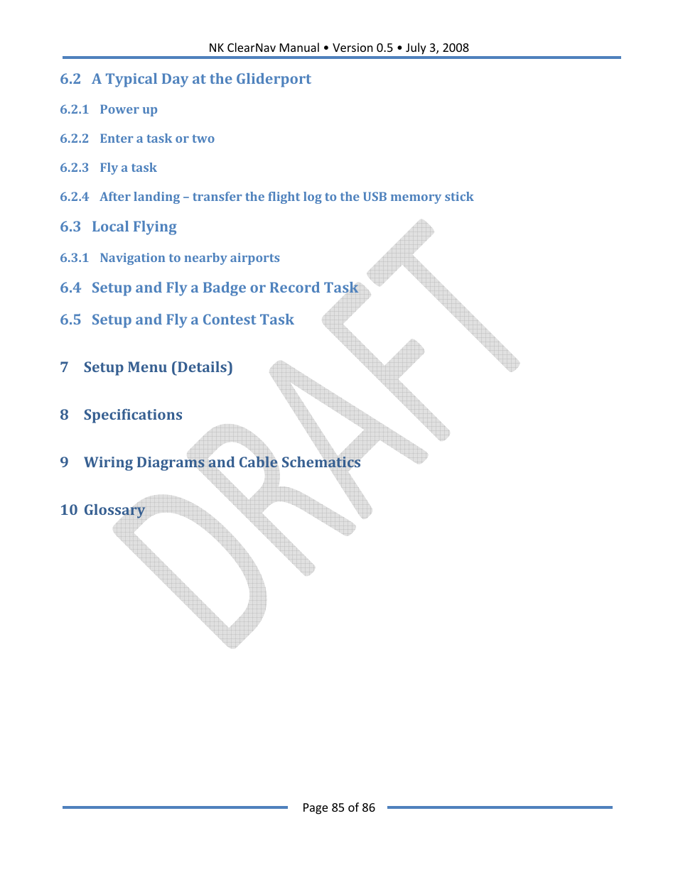 Nielsen-Kellerman ClearNav User Manual | Page 85 / 86