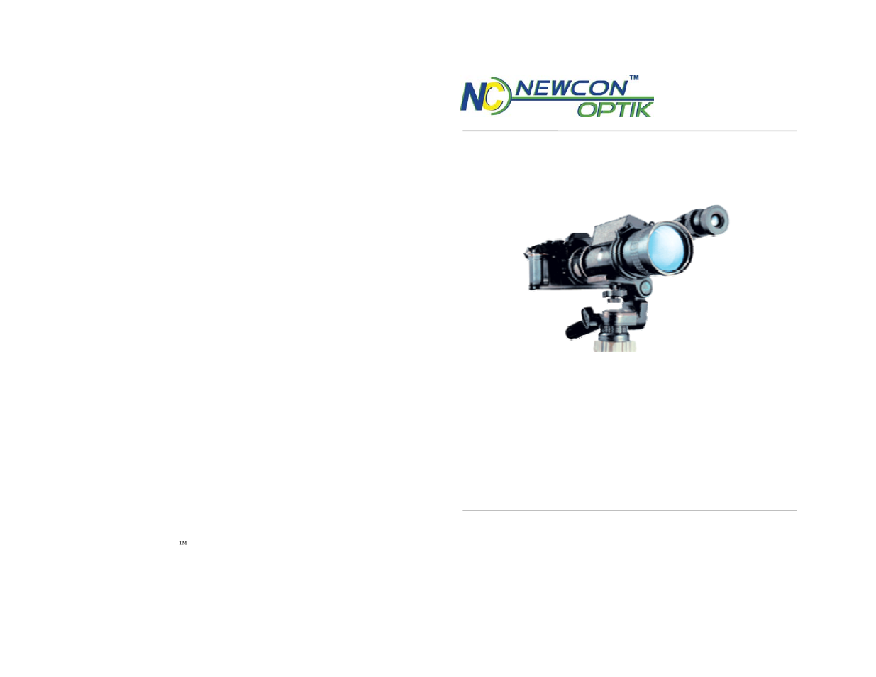 Newcon Optik NZT1-M2 User Manual | 10 pages