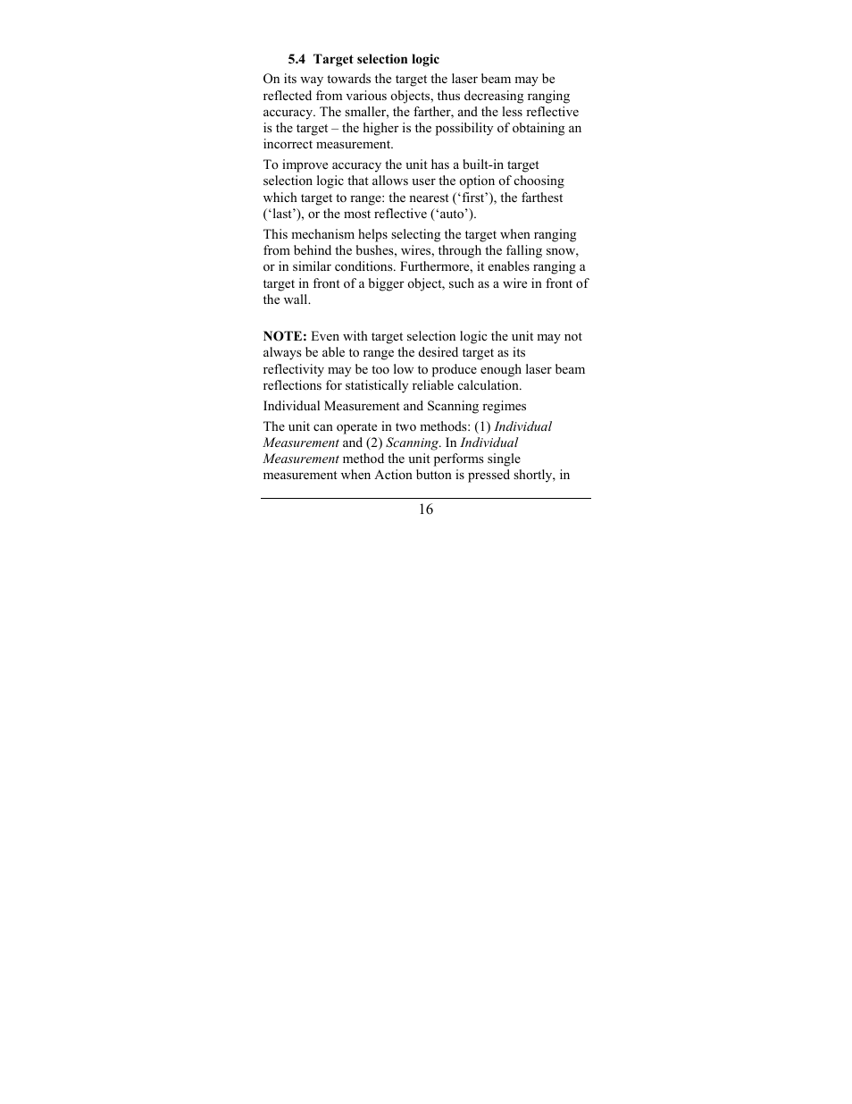 Newcon Optik LRB 4000CI User Manual | Page 17 / 36