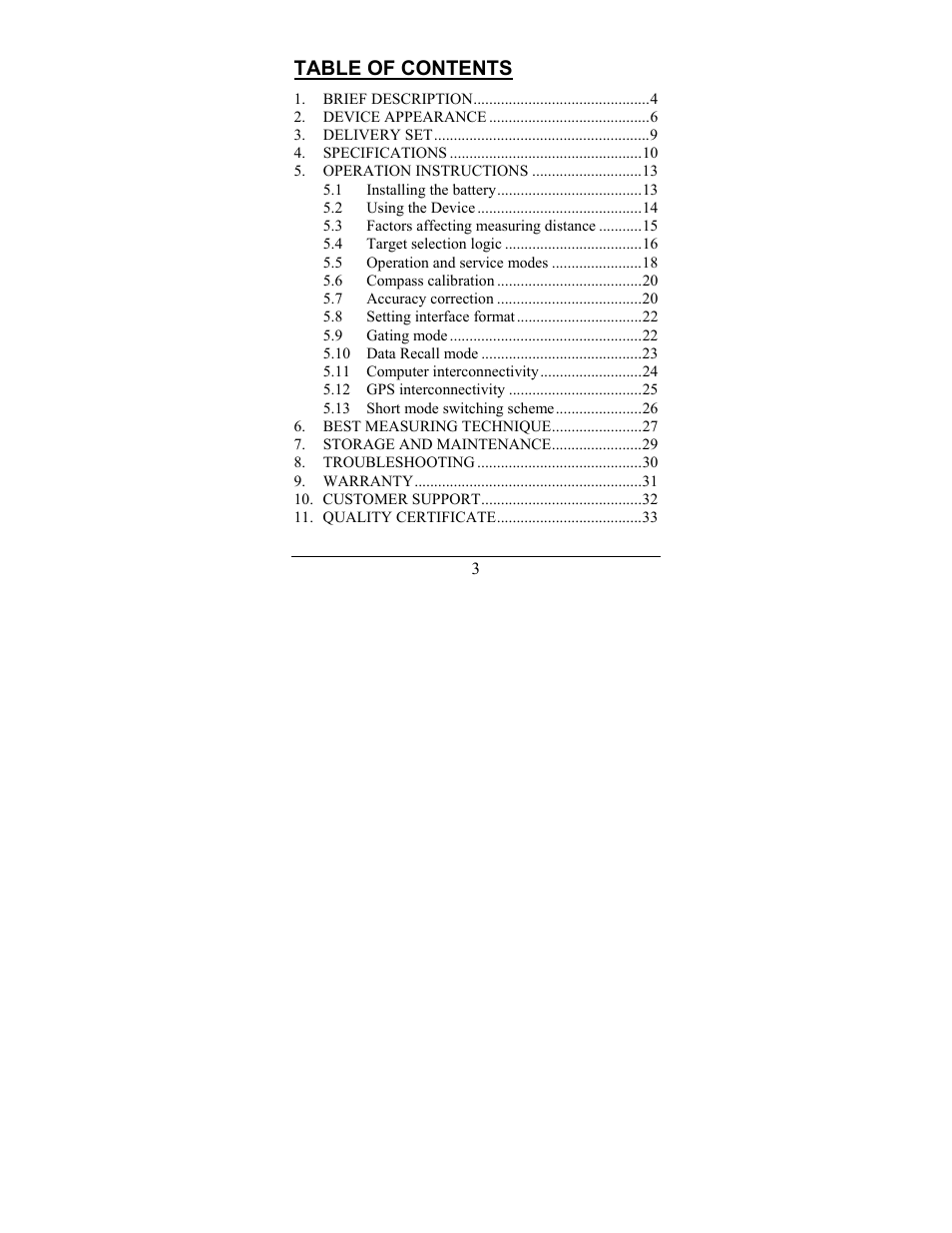 Newcon Optik LRB 4000CI User Manual | Page 4 / 36