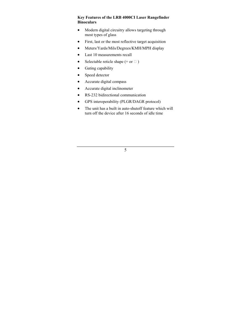 Newcon Optik LRB 4000CI User Manual | Page 6 / 36