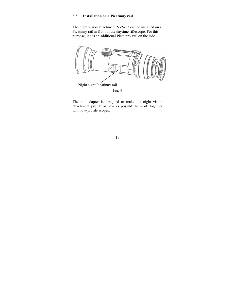 Newcon Optik NIGHT VISION ATTACHMENT NVS-33 User Manual | Page 18 / 40