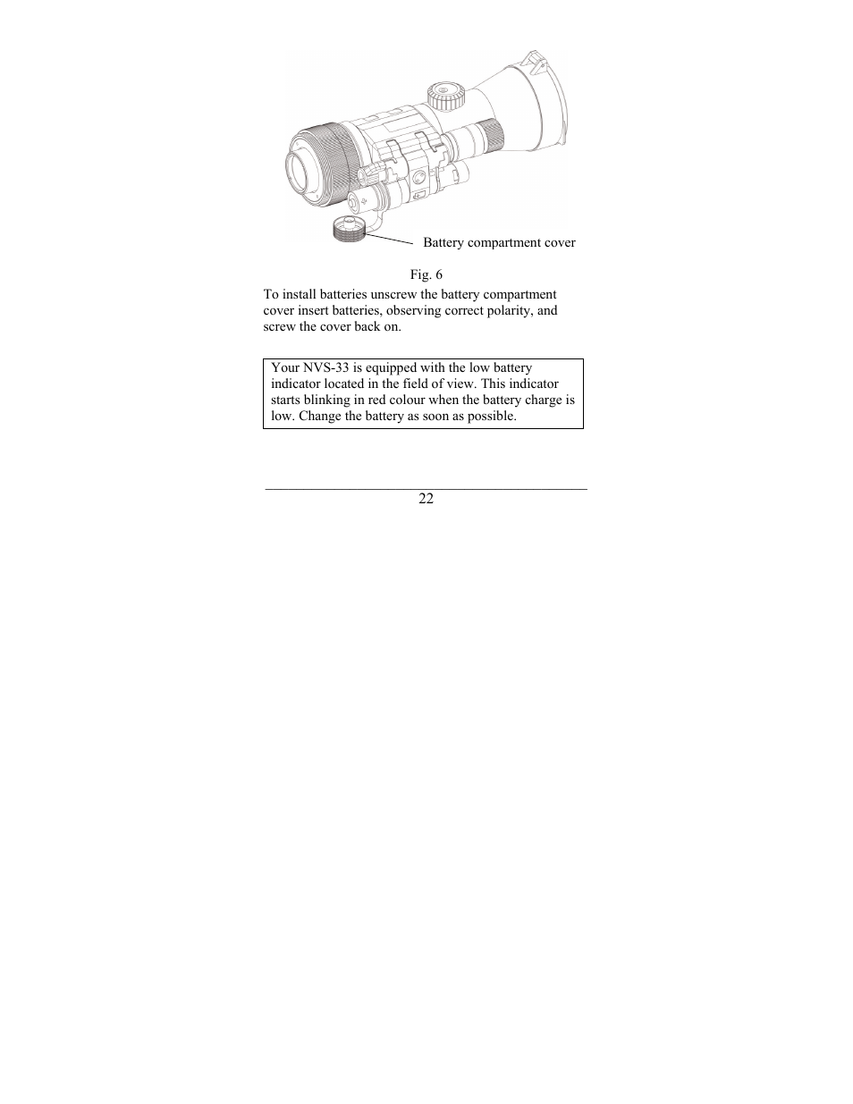 Newcon Optik NIGHT VISION ATTACHMENT NVS-33 User Manual | Page 22 / 40